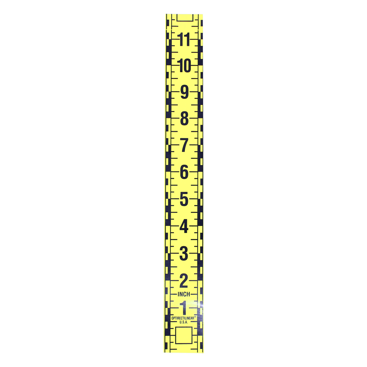 1.5″ Wide X 12″ Long Ruler Repeats 105 Times in a Roll – Oregon Rule Co.