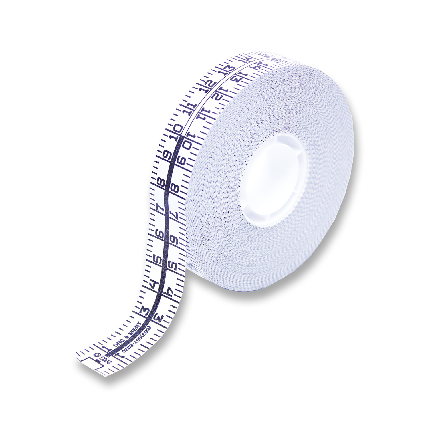 1″ Wide X 12″ Long Ruler Repeats 42 Times in a Roll – Oregon Rule Co.